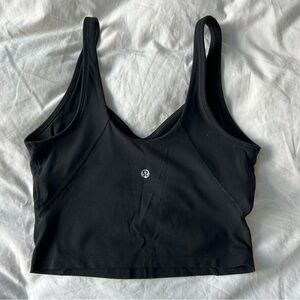 Lululemon Black Align Cropped Tank Top - 6